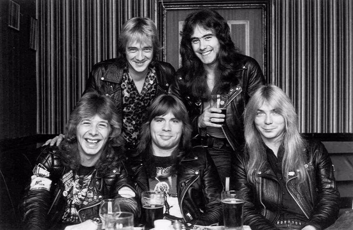 Iron Maiden con Clive Burr