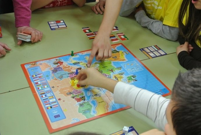 Tablero de 'Andalucía se mueve con Europa'.