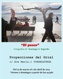 Cartel de la primera proyección: 'El paseo' de Santiago A. Sagredo