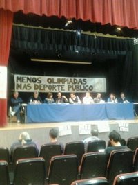 Trabajadores de instalaciones deportivas municipales realizarán paros y concentraciones durante la visita del COI