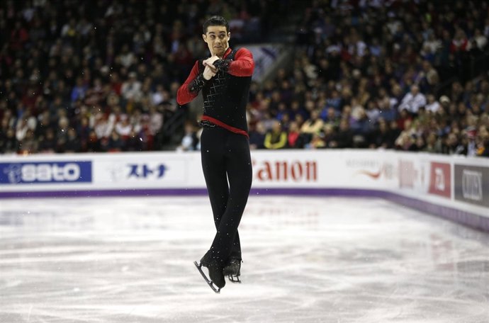 El patinador español Javier Fernández