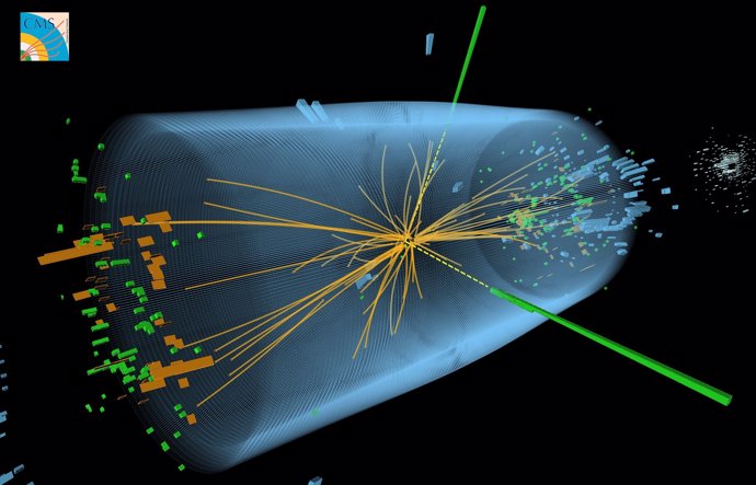 Imagen de la partícula Bosón de Higgs