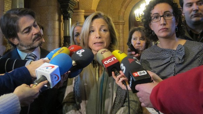 Oriol Pujol (CDC), vicepta.Joana Ortega (UDC), Marta Rovira (ERC)