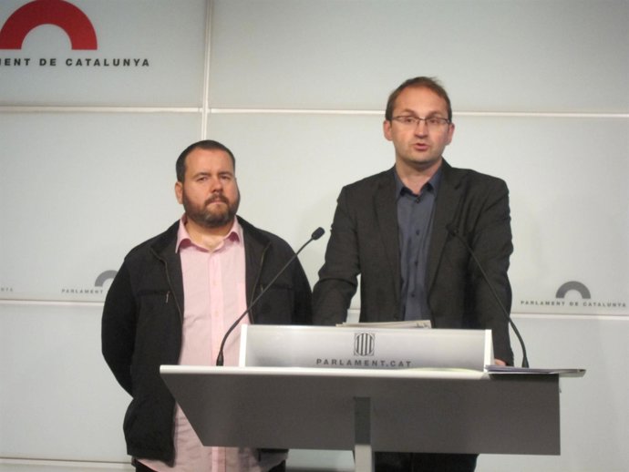 Joan Mena y Joan Herrera, ICV-EUiA