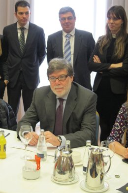 El presidente de Cecale, Santiago Aparicio