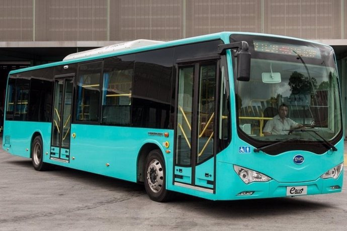 El nuevo autobús eléctrico fabricado en China