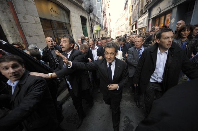 Nicolas Sarkozy De Visita En Bayona