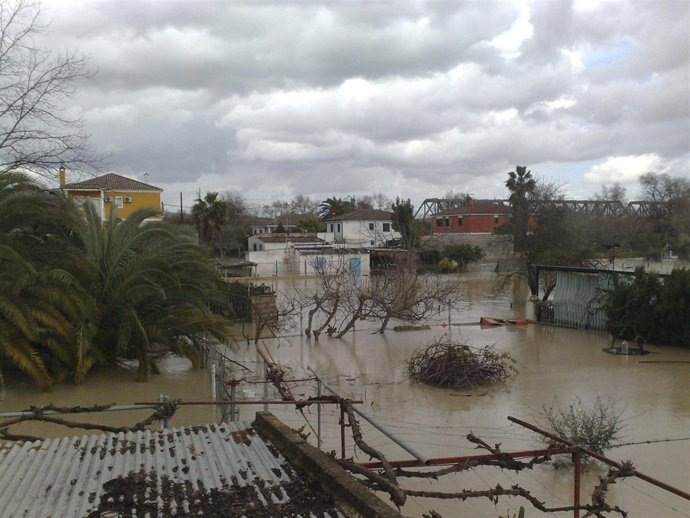 Parcelas de la capital inundadas en 2010