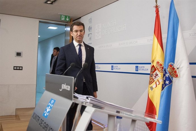 Alberto Núñez Feijóo comparecerá en rolda de prensa para dar conta dos asuntos t