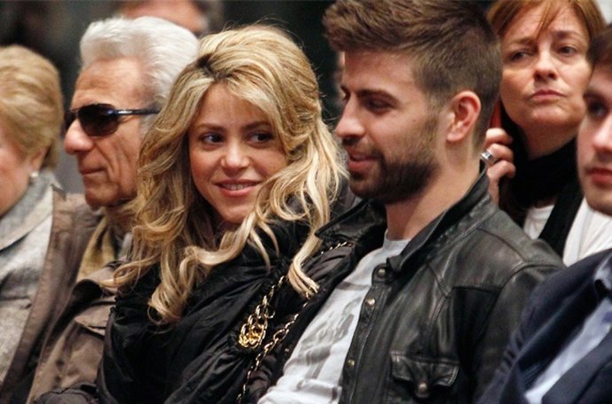 Shakira y Piqué en la presentación del libro de Joan Piqué
