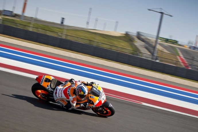 Dani Pedrosa entrenamientos en Austin 