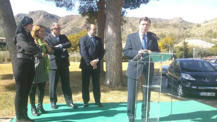 El consejero Luis Planas, hoy en un acto en Cuevas del Almanzora