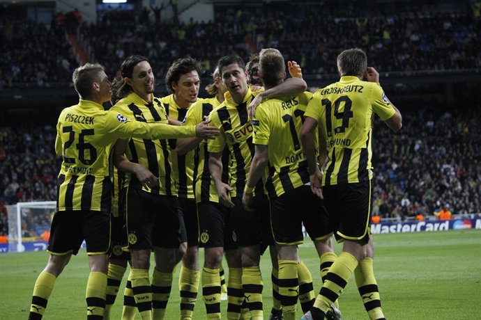 Celebrando Gol Borussia Dortmund Real Madrid