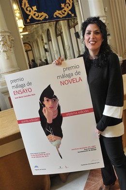 Eva Díaz Pérez, ganadora del VII Premio Málaga de Novela