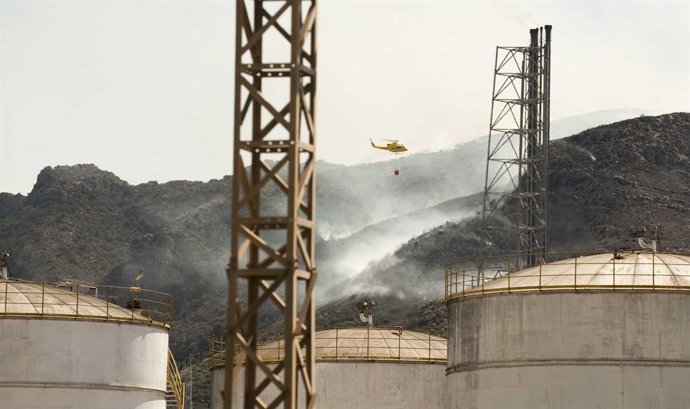 Incendio en Escombreras