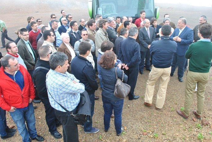 Visita a las obras de la Central Hidroeólica de El Hierro