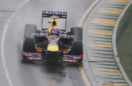 Sebastian Vettel, Red Bull, en el GP de Australia