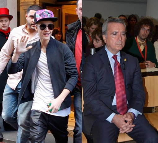 Montaje Justin Bieber y Ortega Cano