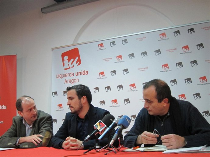 Romero, Garzón y Ariza (IU)