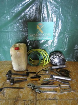 Herramientas para el robo de gasoil