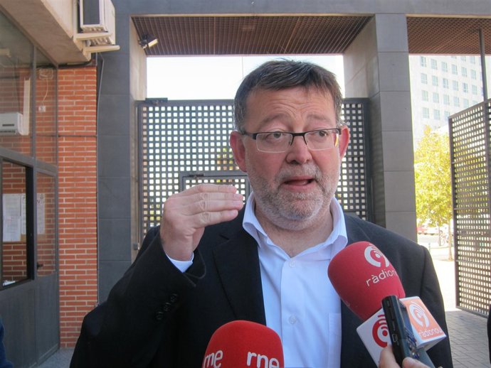 Puig ante los medios de comunicación 