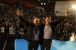 JOSÉ MANUEL BALTAR CON EL PRESIDENTE