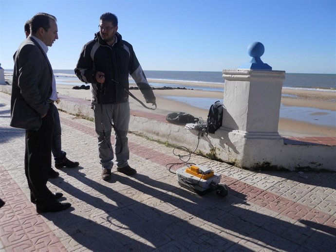 El alcalde José Antonio Domínguez Iglesias presente en las pruebas 