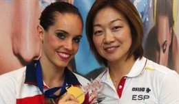 Ona Carbonell celebra su medalla de oro