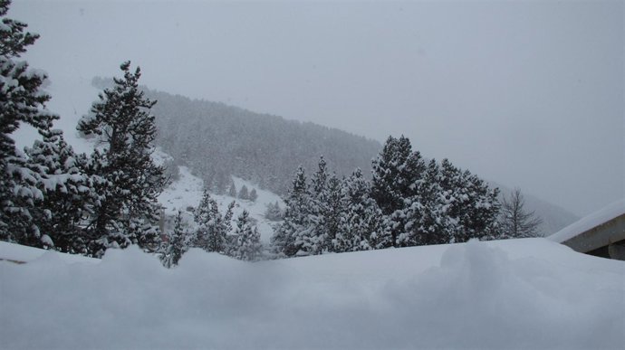 Primeras nevadas en Grandvalira (Andorra)