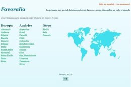 Captura de la web de intercambio de favores 'Favoralia'