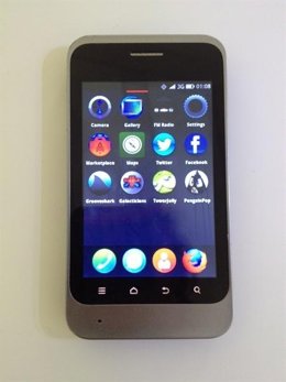 Smartphone con el sistema operativo abierto Firefox OS