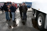 El informe del Seprona detecta un daño "leve" al medio ambiente por el vertido de 4.000 litros de gasóleo en Ribadeo