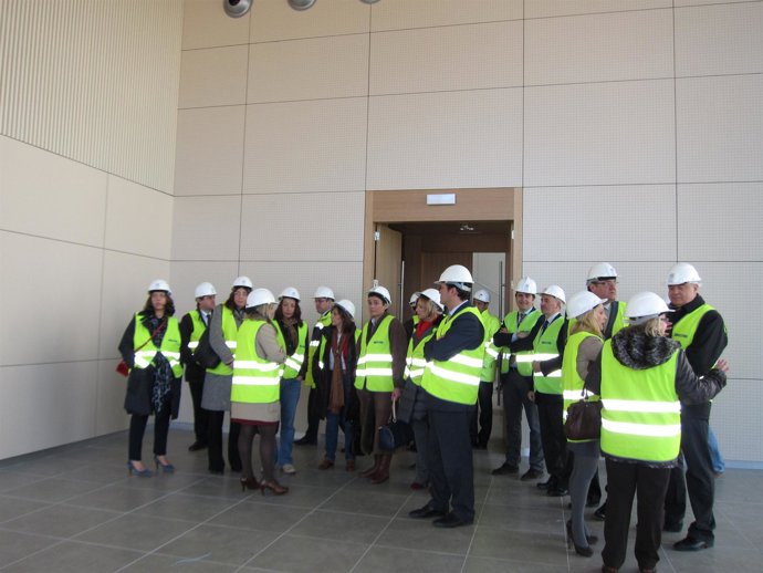 Visita de los diputados de las Cortes a la Ciudad de la Justicia