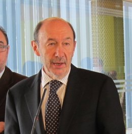 El secretario general del PSOE, Alfredo Pérez Rubalcaba.