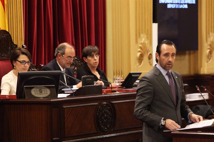 José Ramón Bauzá en el Parlament