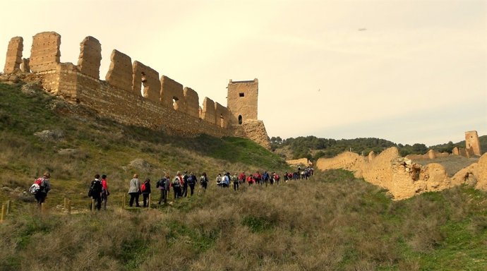 Visitantes en la Ruta de las Murallas de Daroca