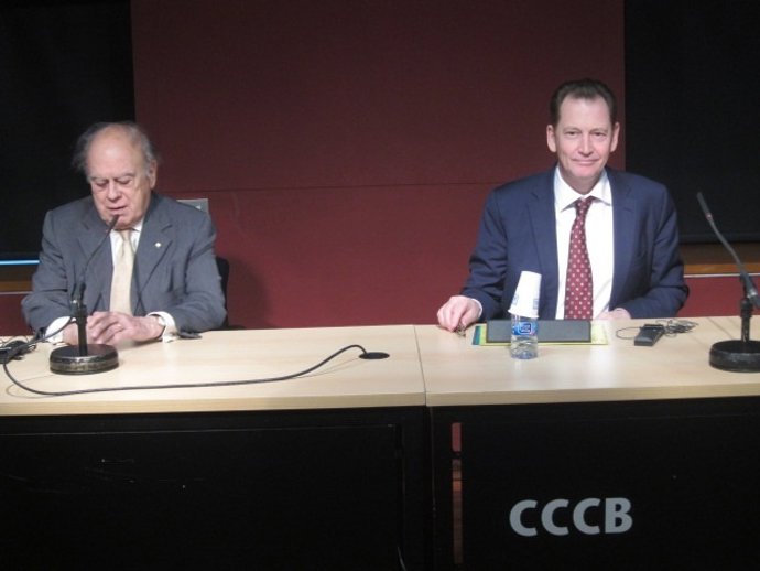 Jordi Pujol y Graham Watson