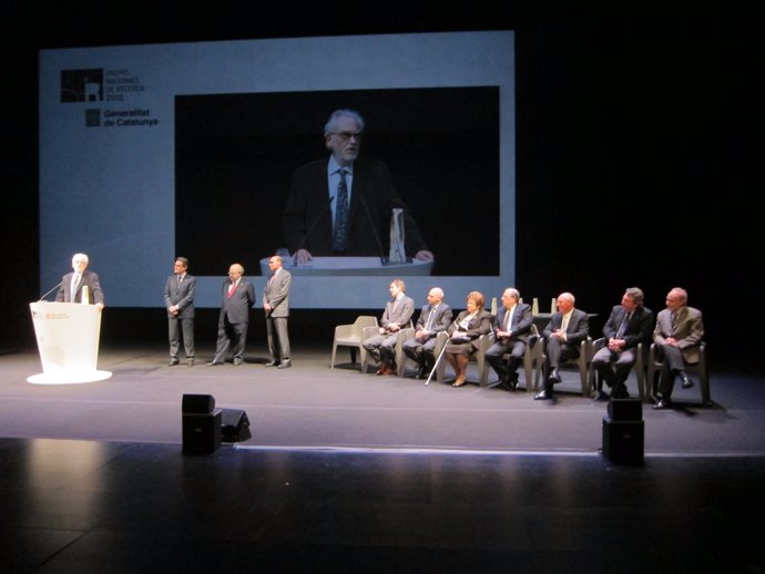 Entrega del Premio Nacional de Investigación de Catalunya al ingeniero C.Simó