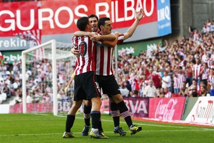 De Marcos,Aduriz,Igor Martínez Atletico Club Bilbao