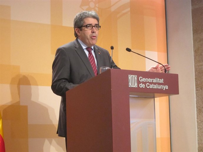 Francesc Homs, tras el Consell Executiu