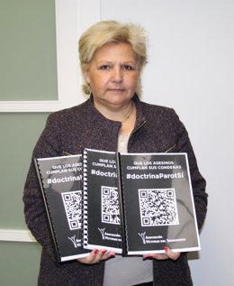 Presidenta de la Asociación de Víctimas del Terrorismo (AVT), Ángeles Pedraza