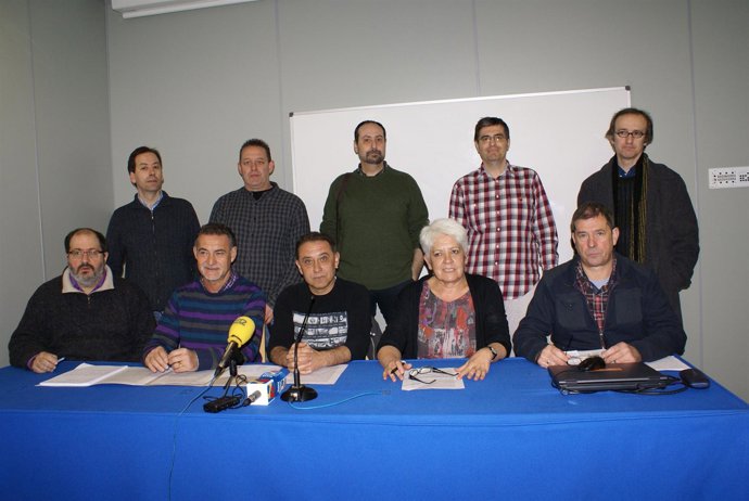 Presentación de la Plataforma Aragonesa en Defensa del Servicio Ferroviario.