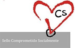 Logotipo del sello Comprometido Socialmente.