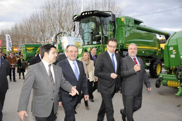 J.Reñé en la clausura de la Fira de Sant Josep de Mollerussa
