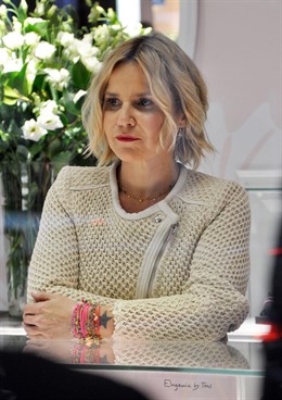 Eugenia Martínez de Irujo en la presentación de su colección de joyas