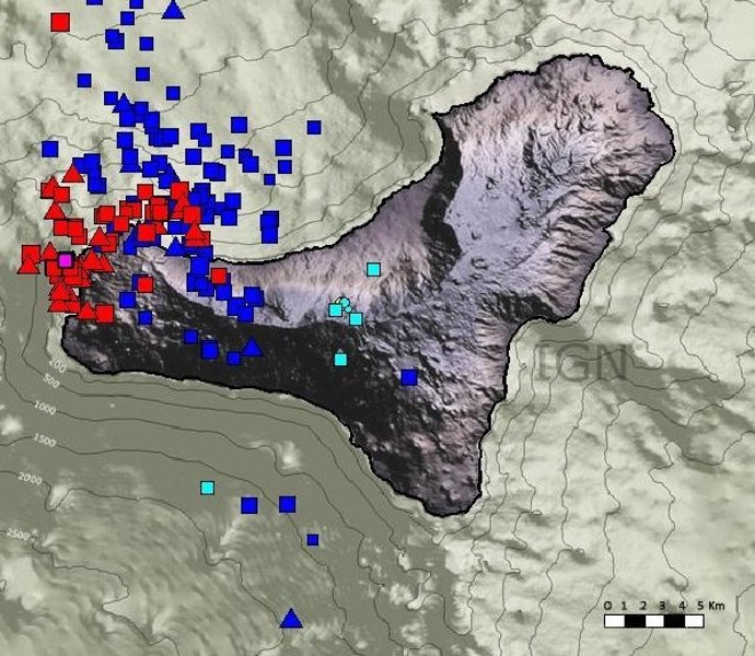 Sismos registrados en los últimos tres días