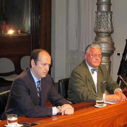 Víctor Muñoz, durante su comparecencia en la Comisión.