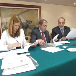 Amar firma los convenios de integración de seis asociaciones cántabras en ATA