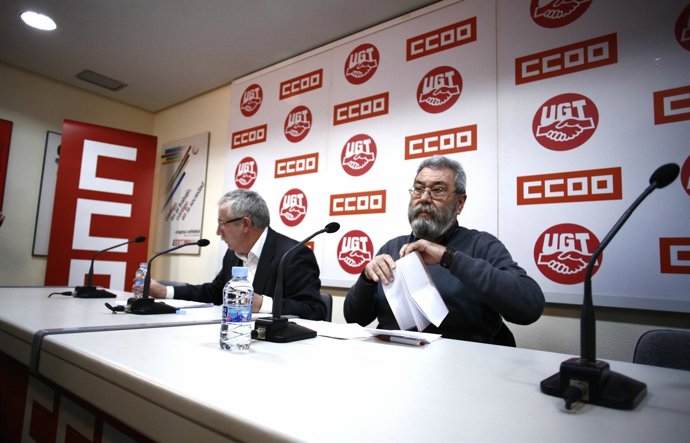 Cándido Méndez e Ignacio Fernández Toxo