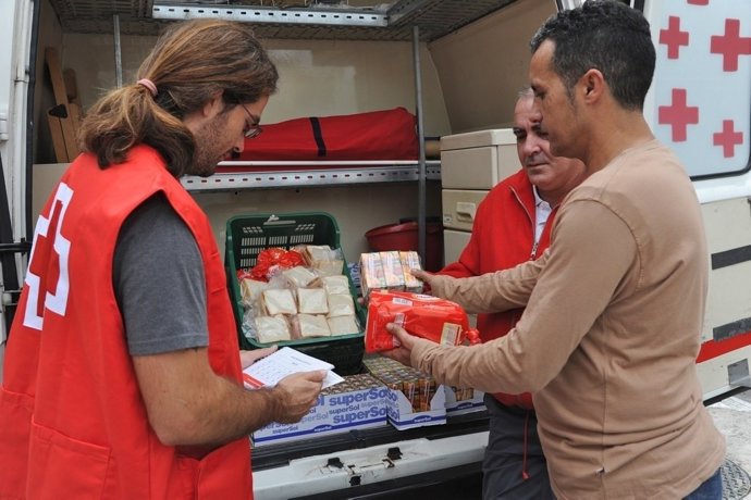 Entrega de desayunos
